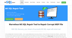 Desktop Screenshot of mssqlrepair.org